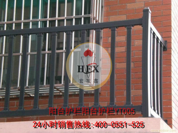 黑磨砂阳台护栏工程案例