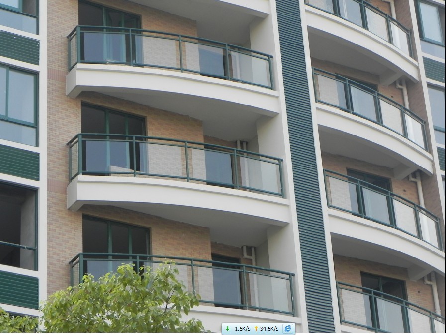 精品玻璃阳台护栏1